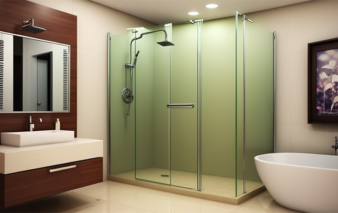 Bathroom Shower Partition